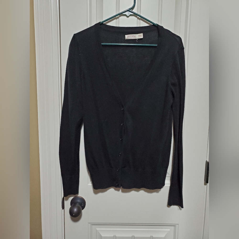 Black cardigan